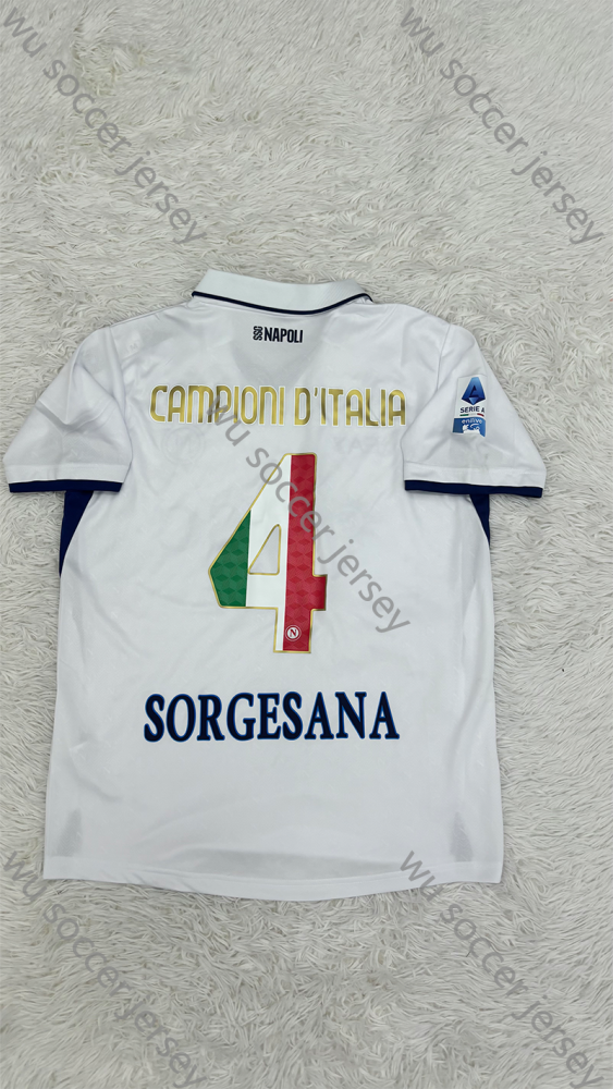（S-4XL）1:1 Copy Top Quality 2024/2025 Napoli Away Serie A Champions  Football Jersey （Fan Edition）（Players Edition）