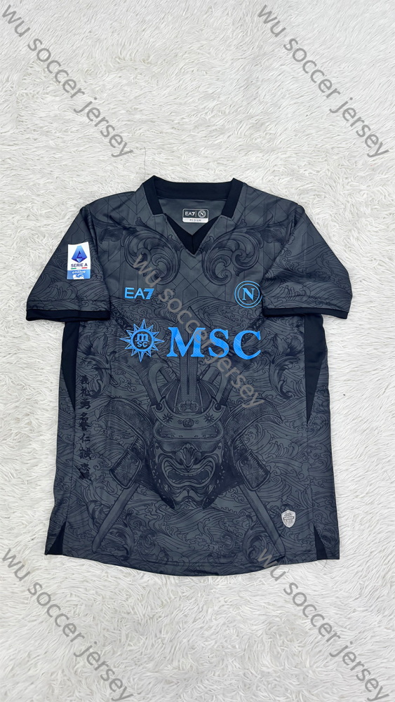 （S-4XL）1:1 Copy Top Quality 2025/2026 Napoli Home Serie A Champions  Football Jersey （Fan Edition）（Players Edition）