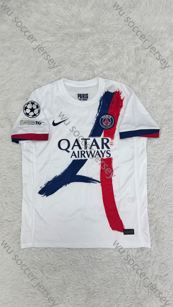 （S-4XL）1:1 Copy Top Quality 2024/2025 PSG Away  Football Jersey （ Fan Edition）