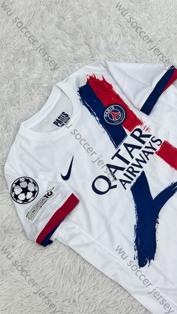 （S-4XL）1:1 Copy Top Quality 2024/2025 PSG Away  Football Jersey （ Fan Edition）