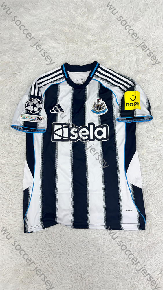 （S-4XL）1:1 Copy Top Quality 2025/2026 Newcastle United Home Football Jersey （Fan Edition）（Player Edition）