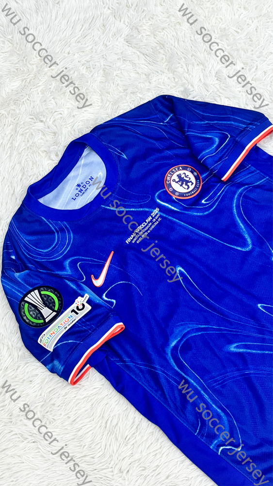 （S-4XL）1:1 Copy Top Quality 2024/2025 Chelsea Home  Football Jersey （ Fan Edition）