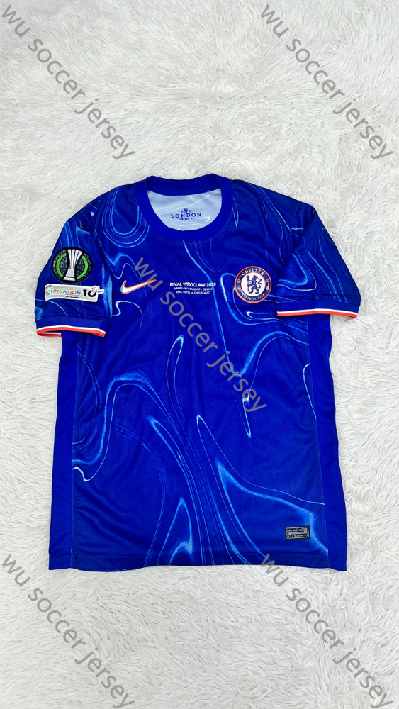 （S-4XL）1:1 Copy Top Quality 2024/2025 Chelsea Home  Football Jersey （ Fan Edition）