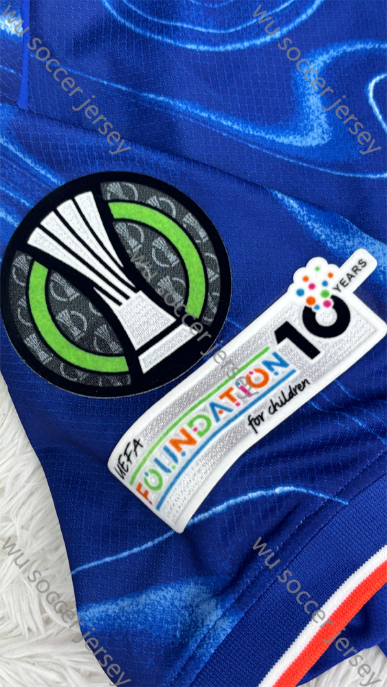 （S-4XL）1:1 Copy Top Quality 2024/2025 Chelsea Home UEFA Winners Football Jersey （ Fan Edition）