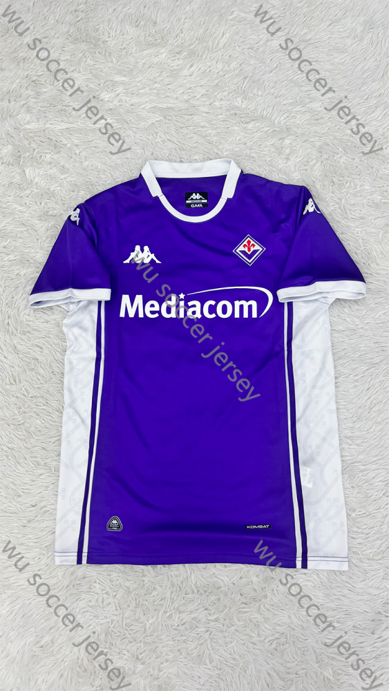 （S-4XL）1:1 Copy Top Quality 2025/2026 Fiorentina Home Football Jersey （ Fan Edition）