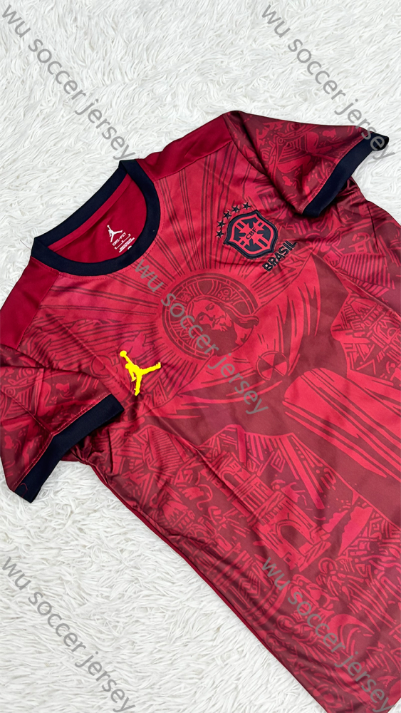 （S-4XL）1:1 Copy Top Quality 2025/2026 Brazil Jesus Special Edition Football Jersey （ Fan Edition）