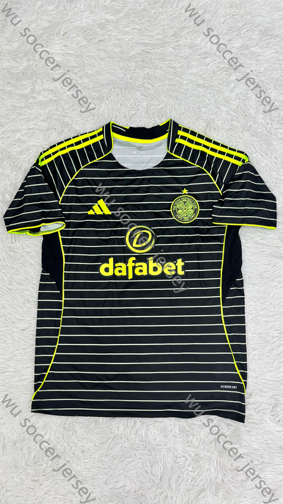 （S-4XL）1:1 Copy Top Quality 2025/2026 Celtic FC Away Football Jersey (Fan Edition)