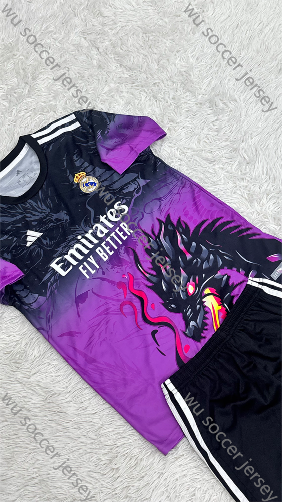（16-28）1:1 Copy Top Quality 2025/2026 Real Madrid Football Jersey (Kids)
