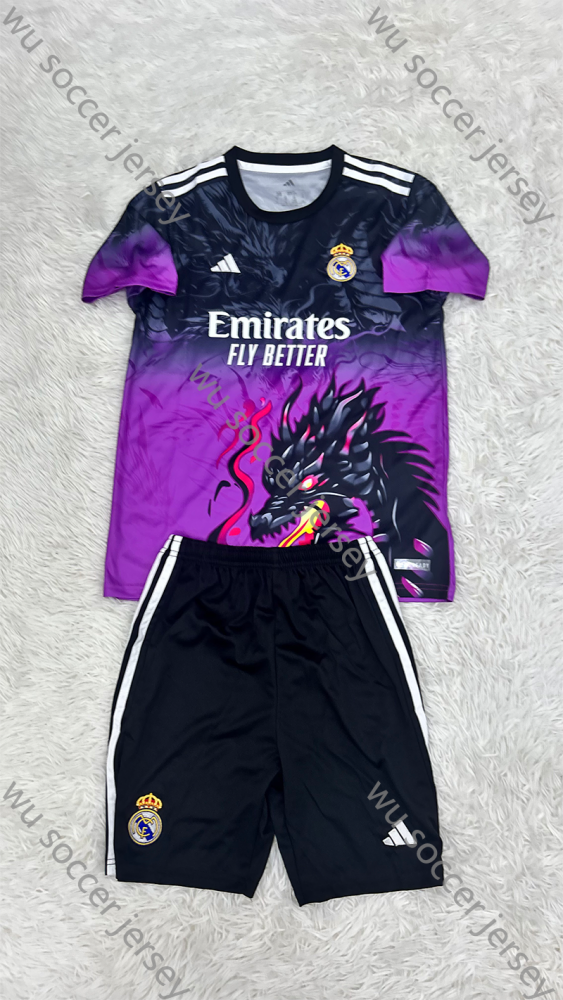 （16-28）1:1 Copy Top Quality 2025/2026 Real Madrid Football Jersey (Kids)