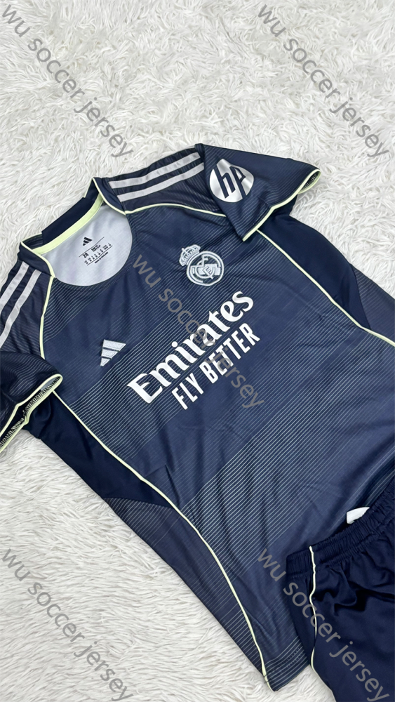 （16-28）1:1 Copy Top Quality 2025/2026 Real Madrid Football Jersey (Kids)