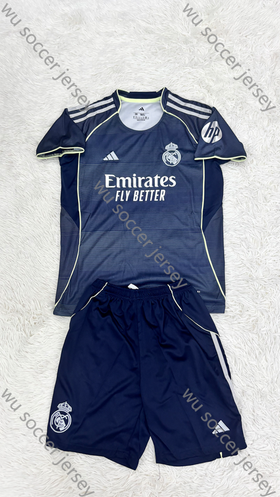 （16-28）1:1 Copy Top Quality 2025/2026 Real Madrid Football Jersey (Kids)
