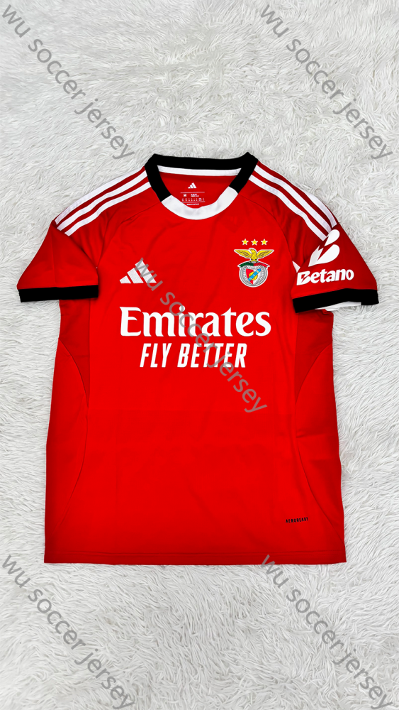 （S-4XL）1:1 Copy Top Quality 2025/2026 Benfica Home Football Jersey （Fan Edition）