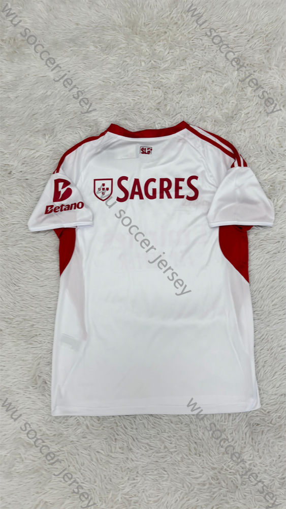 （S-4XL）1:1 Copy Top Quality 2025/2026 Benfica Away Football Jersey （Fan Edition）