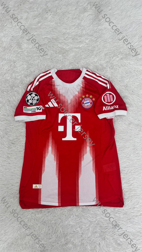 （S-3XL）1:1 Copy Top Quality 2025/2026 Bayern Munich Home Football Jersey （Player Edition）
