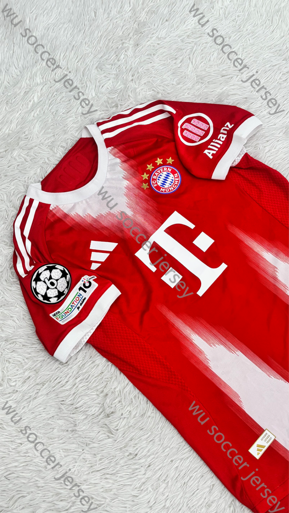 （S-3XL）1:1 Copy Top Quality 2025/2026 Bayern Munich Home Football Jersey （Player Edition）