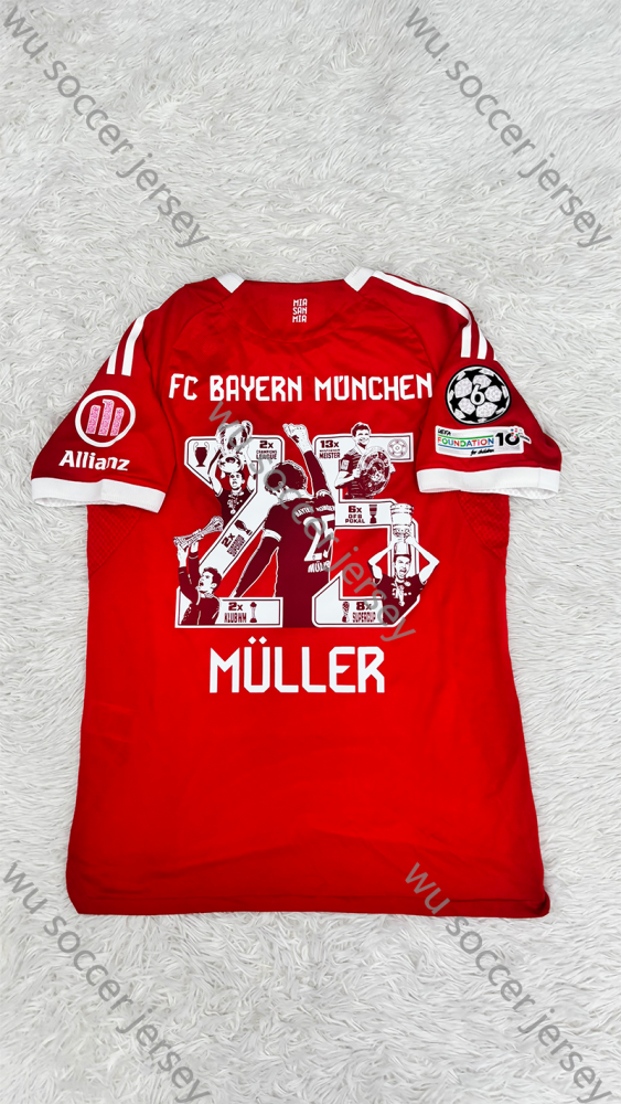 （S-3XL）1:1 Copy Top Quality 2025/2026 Bayern Munich Home Football Jersey （Player Edition）