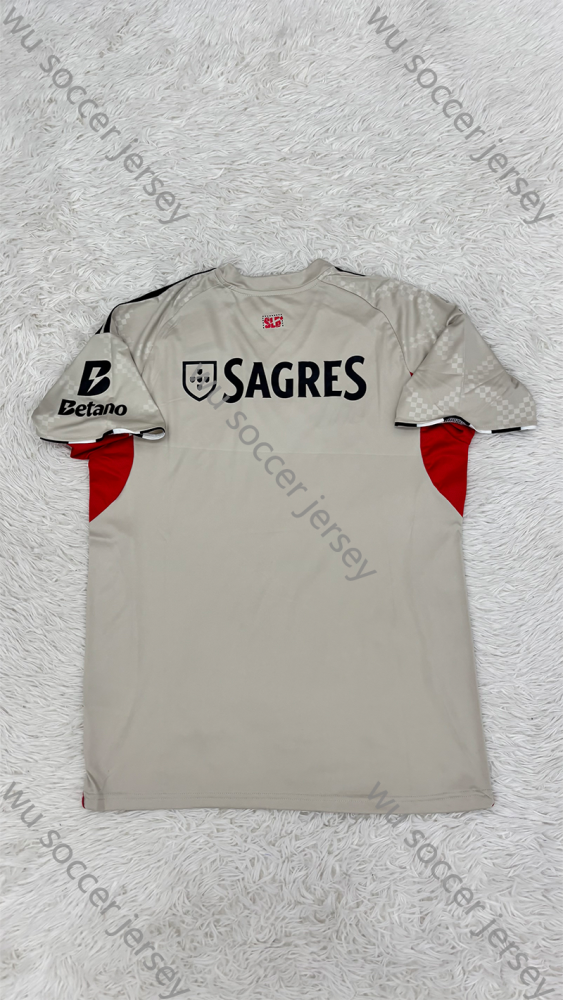 （S-4XL）1:1 Copy Top Quality 2025/2026 Benfica Away Football Jersey （Fan Edition）