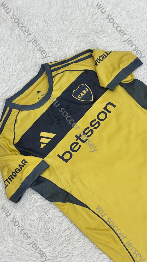 （S-4XL）1:1 Copy Top Quality 2025/2026 Boca Juniors Away Football Jersey (Fan Edition)
