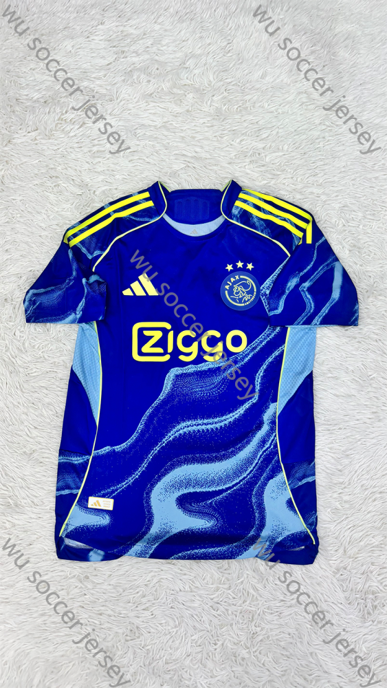 （S-3XL）1:1 Copy Top Quality 2025/2026 Ajax Away Football Jersey（ Player Edition）