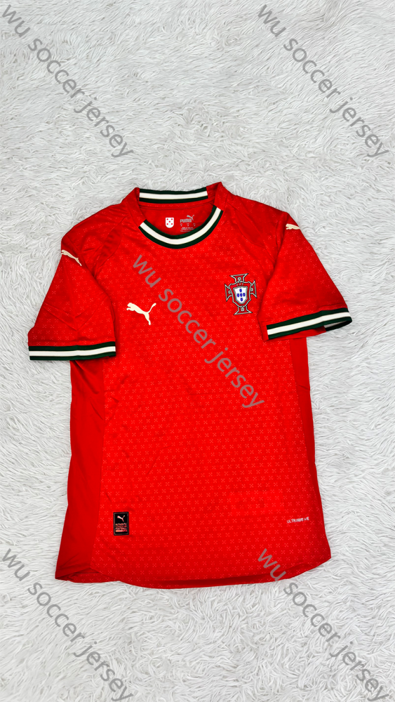 （S-4XL）1:1 Copy Top Quality 2025/2026 Portugal Home Diogo Jota 20 EPL  Football Jersey （Fan Edition）(Player Edition)