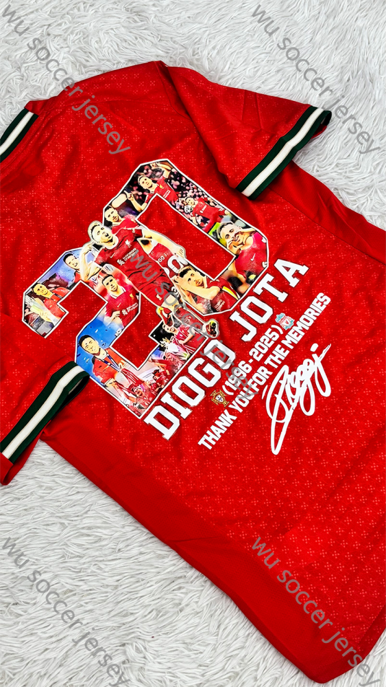 （S-4XL）1:1 Copy Top Quality 2025/2026 Portugal Home Diogo Jota 20 EPL  Football Jersey （Fan Edition）(Player Edition)