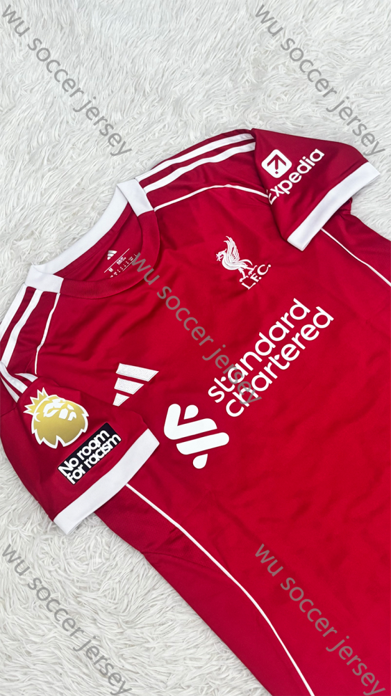 （S-4XL）1:1 Copy Top Quality 2025/2026 Liverpool Home Diogo Jota 20 EPL  Football Jersey （Fan Edition）(Player Edition)