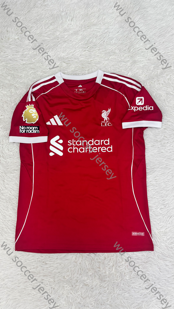 （S-4XL）1:1 Copy Top Quality 2025/2026 Liverpool Home Diogo Jota 20 EPL  Football Jersey （Fan Edition）(Player Edition)