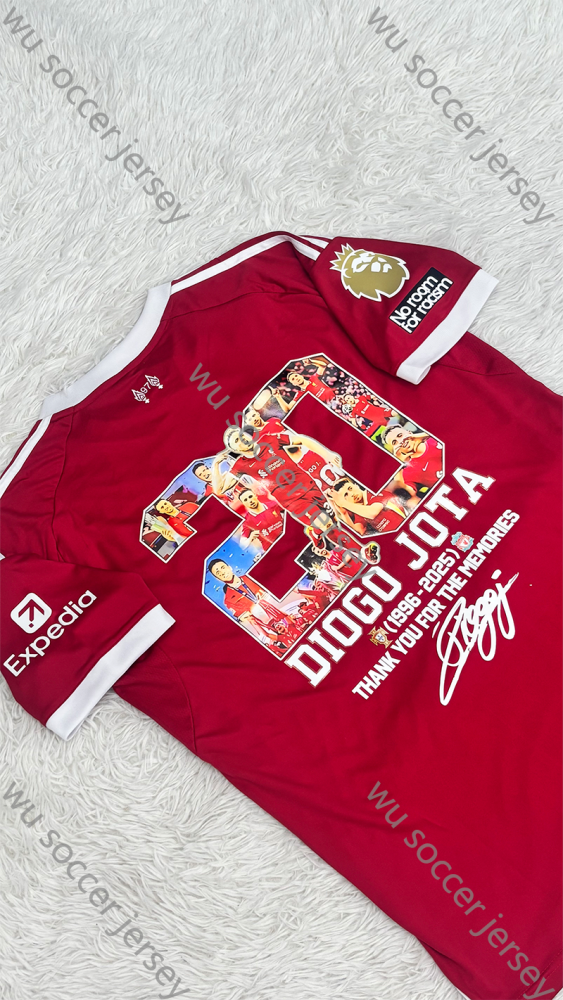 （S-4XL）1:1 Copy Top Quality 2025/2026 Liverpool Home Diogo Jota 20 EPL  Football Jersey （Fan Edition）(Player Edition)