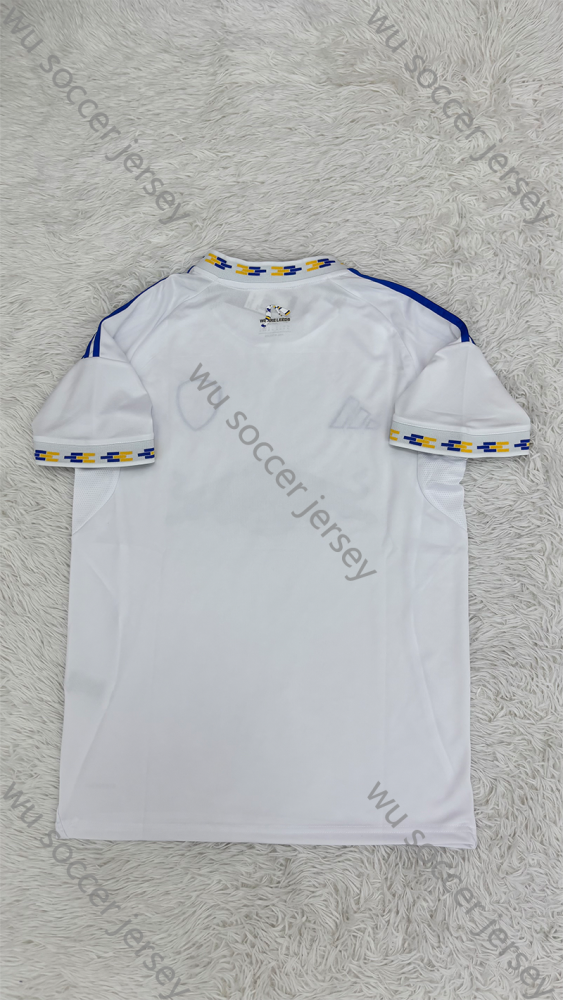 （S-4XL）1:1 Copy Top Quality 2025/2026 Leeds United Home Football Jersey （Fan Edition）