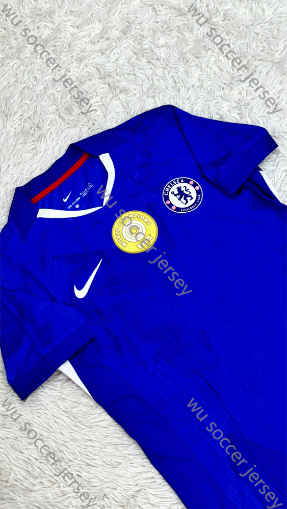 （S-4XL）1:1 Copy Top Quality 2025/2026 Chelsea Home champions 25 World club cup Football Jersey （Fan Edition）(Player Edition)
