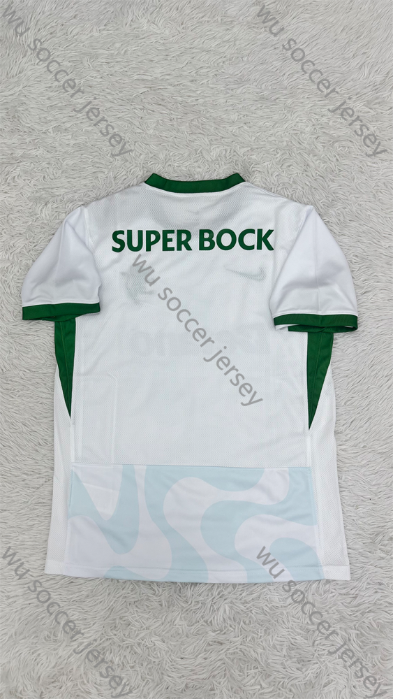 （S-4XL）1:1 Copy Top Quality 2025/2026 Sporting Lisbon Away Football Jersey （Fan Edition）