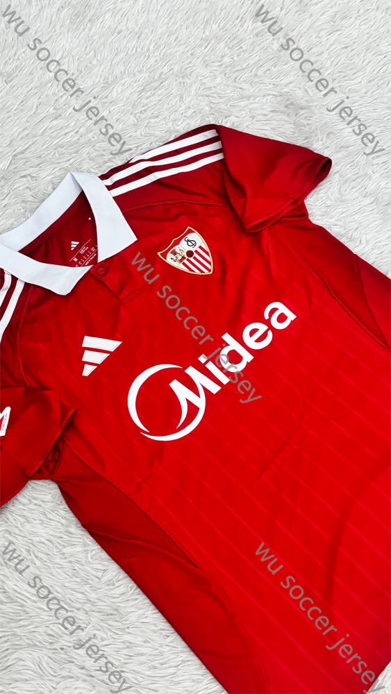 （S-2XL）1:1 Copy Top Quality 2025/2026 Seville Red Special Edition Football Jersey （ Fan Edition）