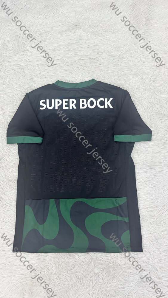（S-4XL）1:1 Copy Top Quality 2025/2026 Sporting Lisbon 2th Away Football Jersey （Fan Edition）