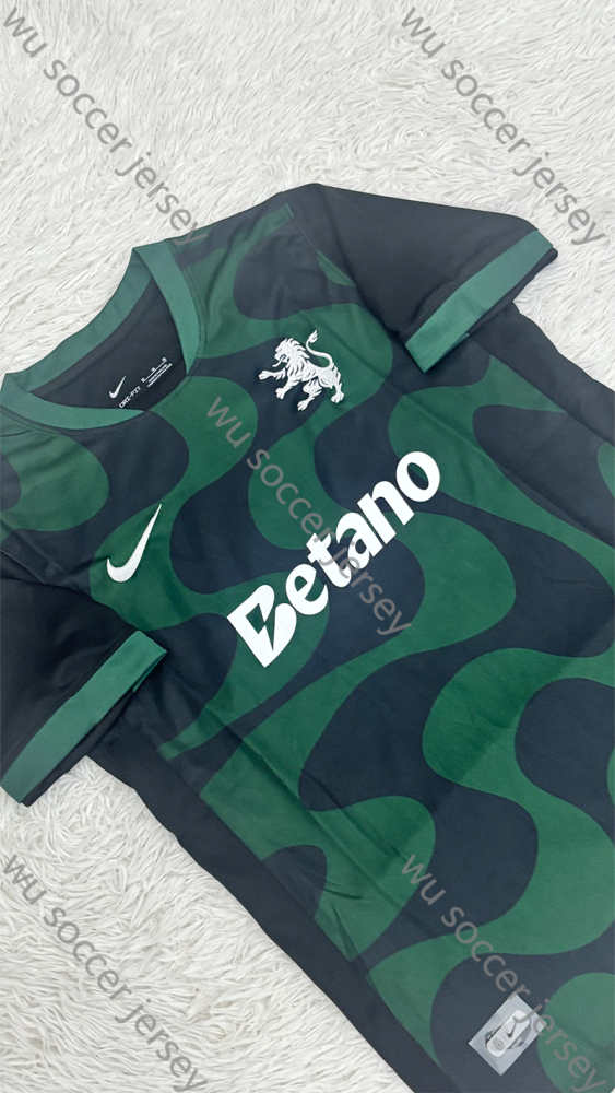 （S-4XL）1:1 Copy Top Quality 2025/2026 Sporting Lisbon 2th Away Football Jersey （Fan Edition）