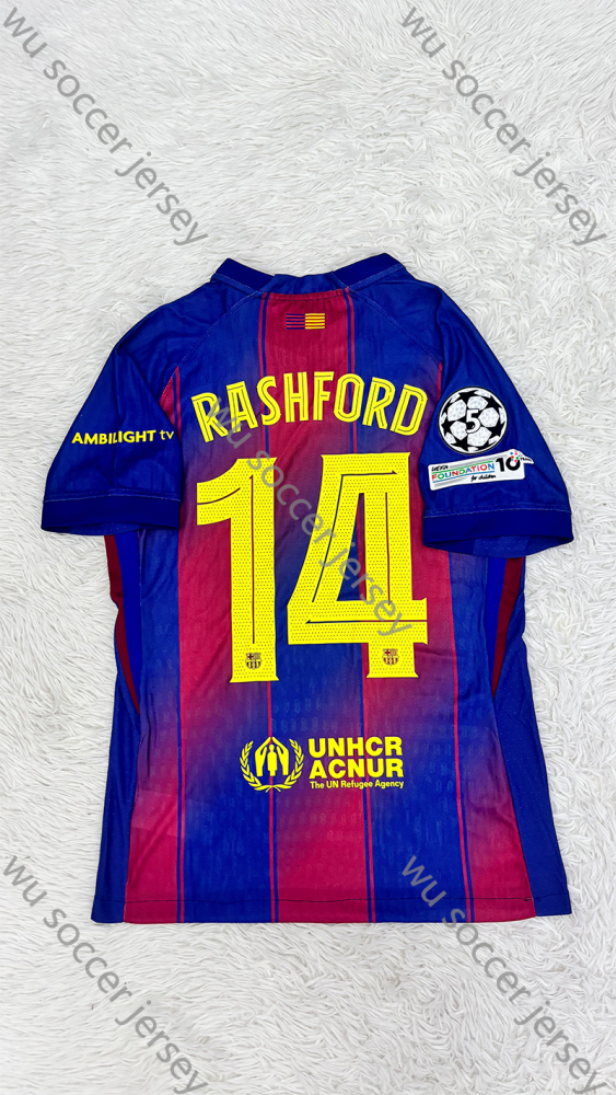 （S-4XL）1:1 Copy Top Quality 2025/2026 Barcelona Home Football Jersey （ Fan Edition）（Player Edition）