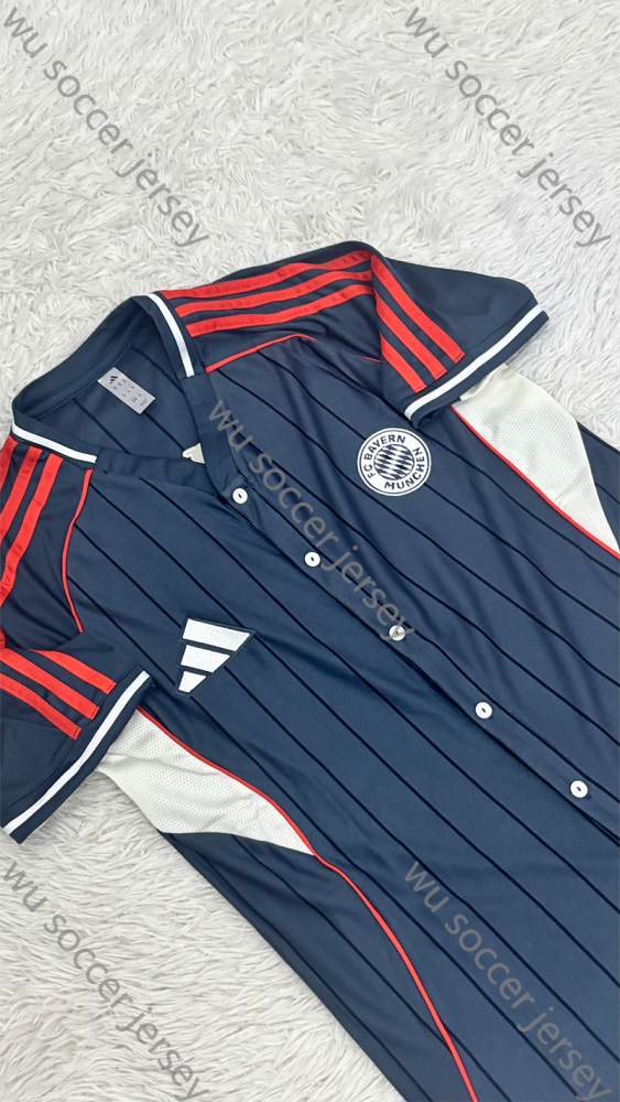 （S-2XL）1:1 Copy Top Quality 2025/2026 Bayern Munich Baseball uniform (Baseball uniform)