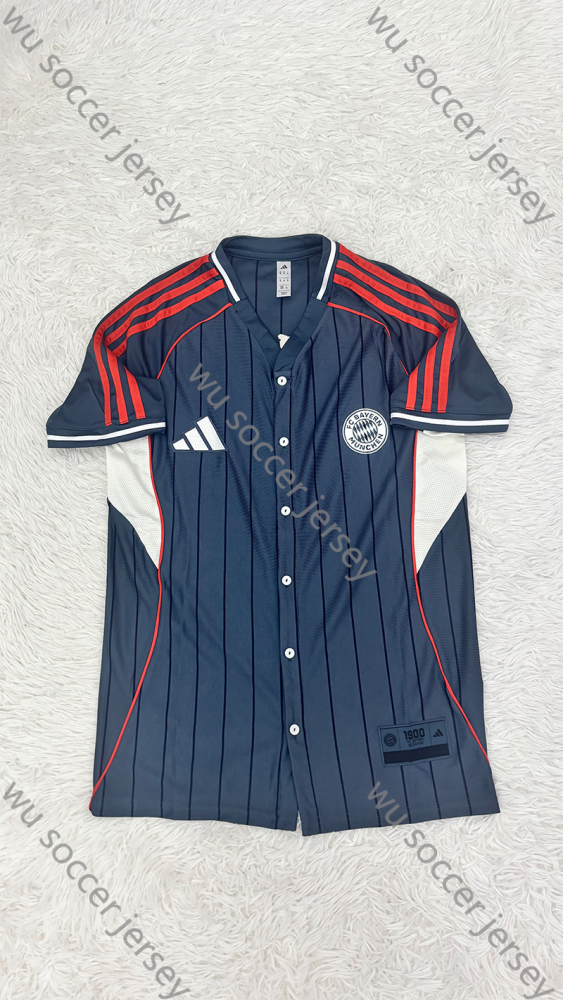 （S-2XL）1:1 Copy Top Quality 2025/2026 Bayern Munich Baseball uniform (Baseball uniform)