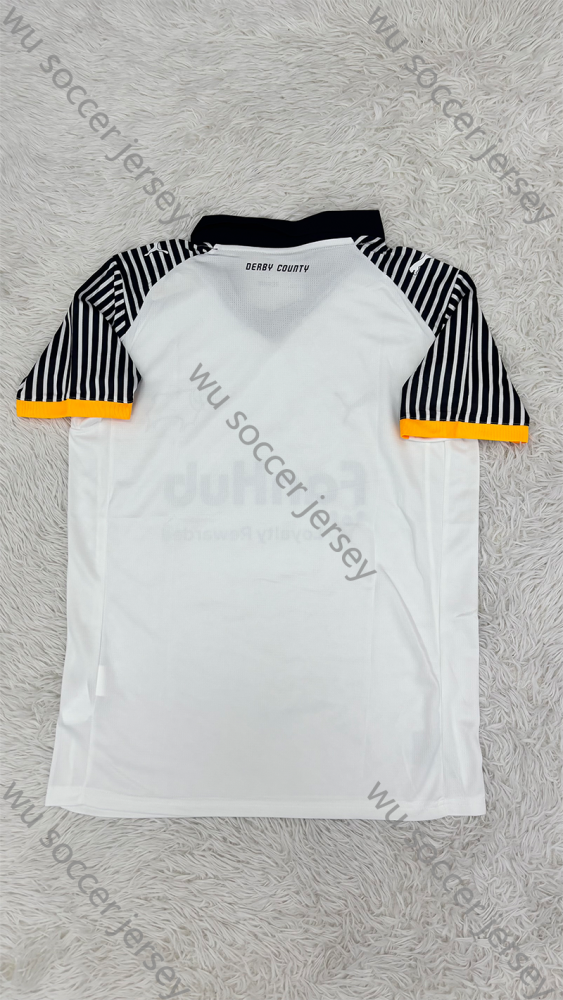 （S-2XL）1:1 Copy Top Quality 2025/2026 Derby County Home Football Jersey （ Fan Edition）