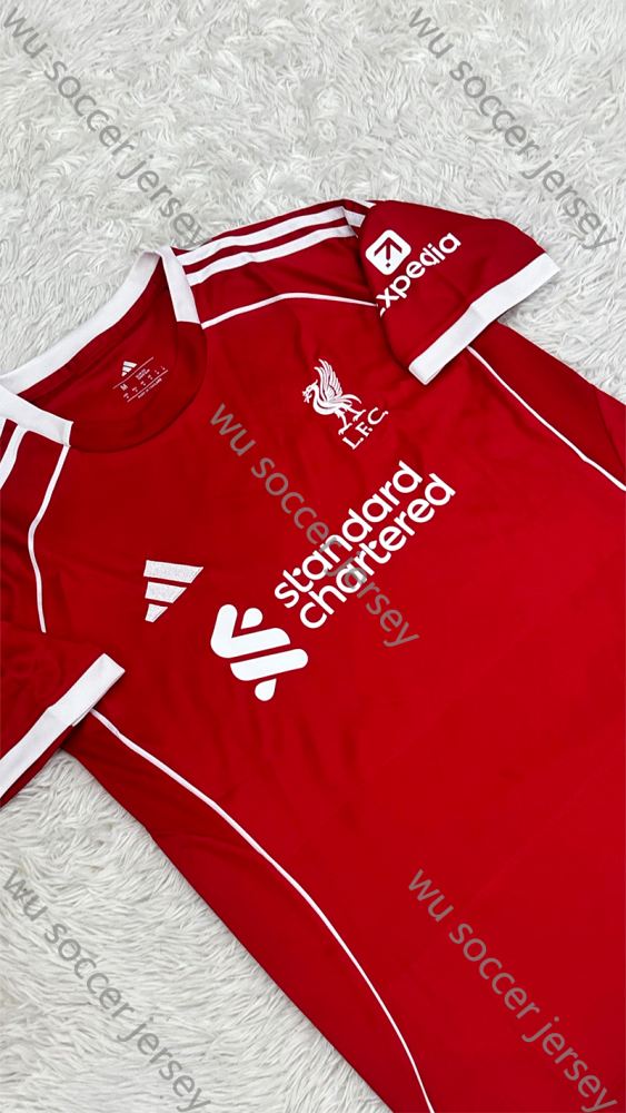 （S-4XL）1:1 Copy Top Quality 2025/2026 Liverpool Home Football Jersey （Fan Edition）（Player Edition）