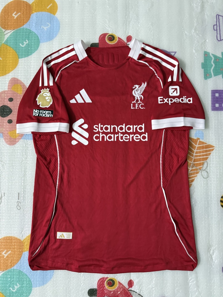 （S-4XL）1:1 Copy Top Quality 2025/2026 Liverpool Home Football Jersey （Fan Edition）（Player Edition）