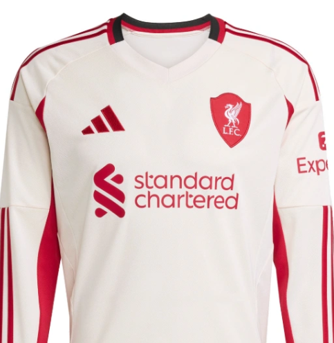 （S-4XL）1:1 Copy Top Quality 2025/2026 Liverpool Away Football Jersey （long sleeves）