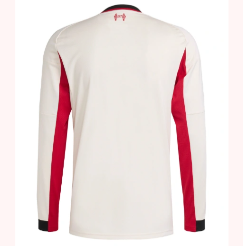（S-4XL）1:1 Copy Top Quality 2025/2026 Liverpool Away Football Jersey （long sleeves）