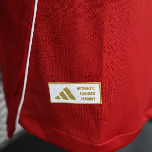 （S-4XL）1:1 Copy Top Quality 2025/2026 Liverpool Home Football Jersey （long sleeves）