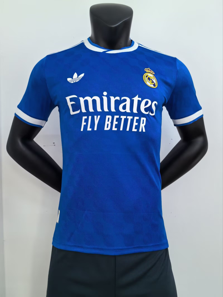 （S-3XL）1:1 Copy Top Quality 2025/2026 Real Madrid 2nd Away Football Jersey（ Player Edition）