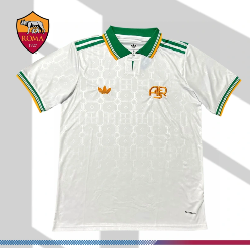 （S-2XL）1:1 Copy Top Quality 2025/2026 AS Roma 2nd Away Football Jersey （ Fan Edition）