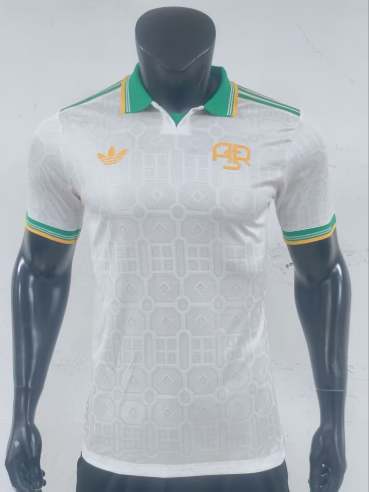 （S-2XL）1:1 Copy Top Quality 2025/2026 AS Roma 2nd Away Football Jersey （ Player Edition）