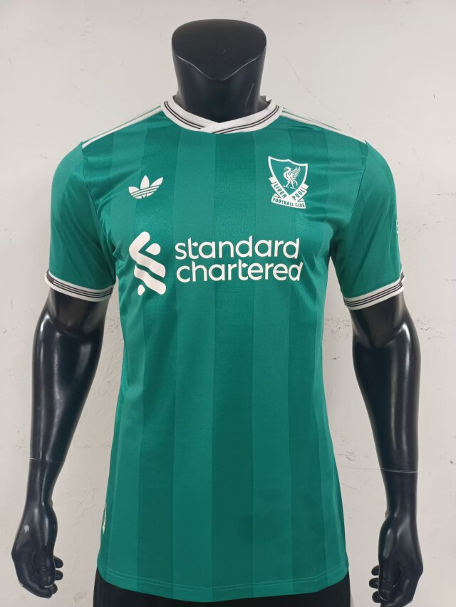 （S-4XL）1:1 Copy Top Quality 2025/2026 Liverpool 2nd Away Football Jersey （Fan Edition）（Player Edition）