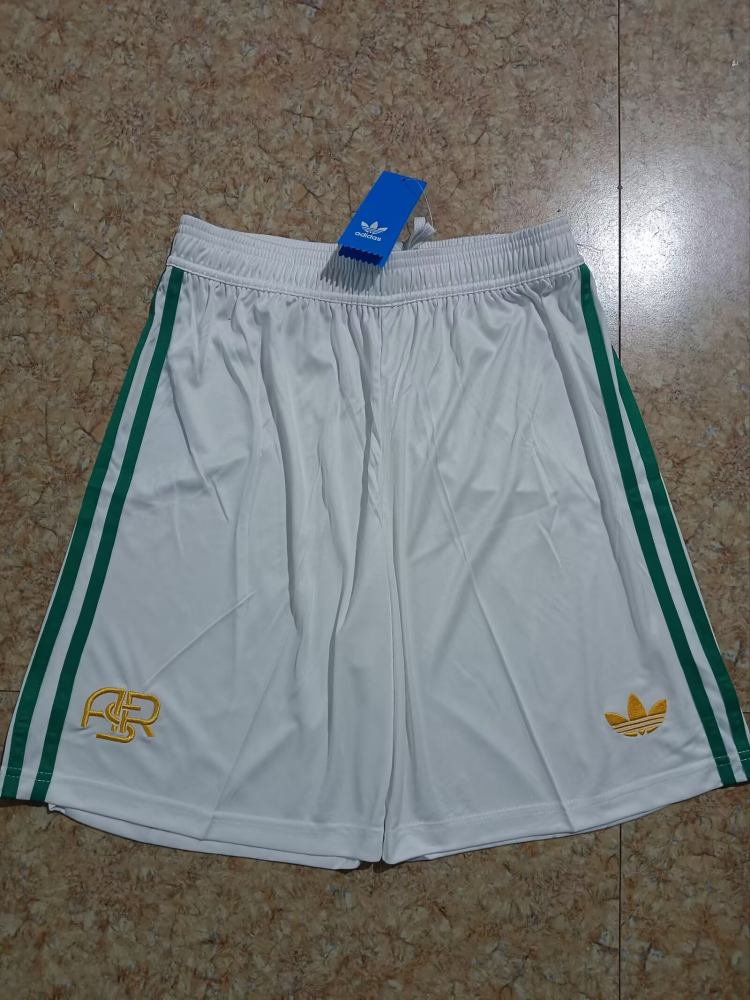2025/2026 1:1 Copy Top Quality  AS Roma 2nd Away shorts Football Jersey