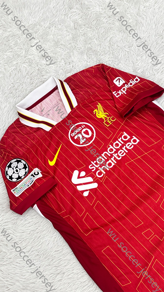 （S-4XL）1:1 Copy Top Quality 2025/2026 Liverpool Home Football Jersey （Fan Edition）