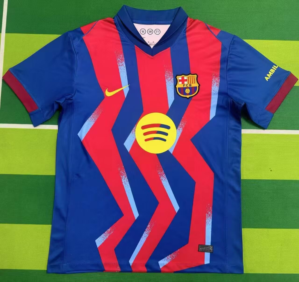 （S-4XL）1:1 Copy Top Quality 2025/2026 Barcelona 3nd Away Football Jersey （ Fan Edition）